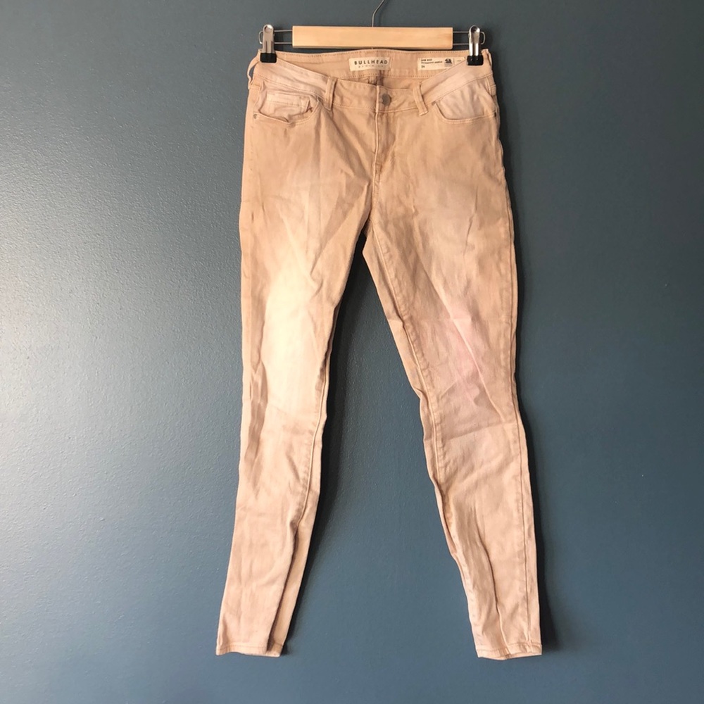 Peach denim